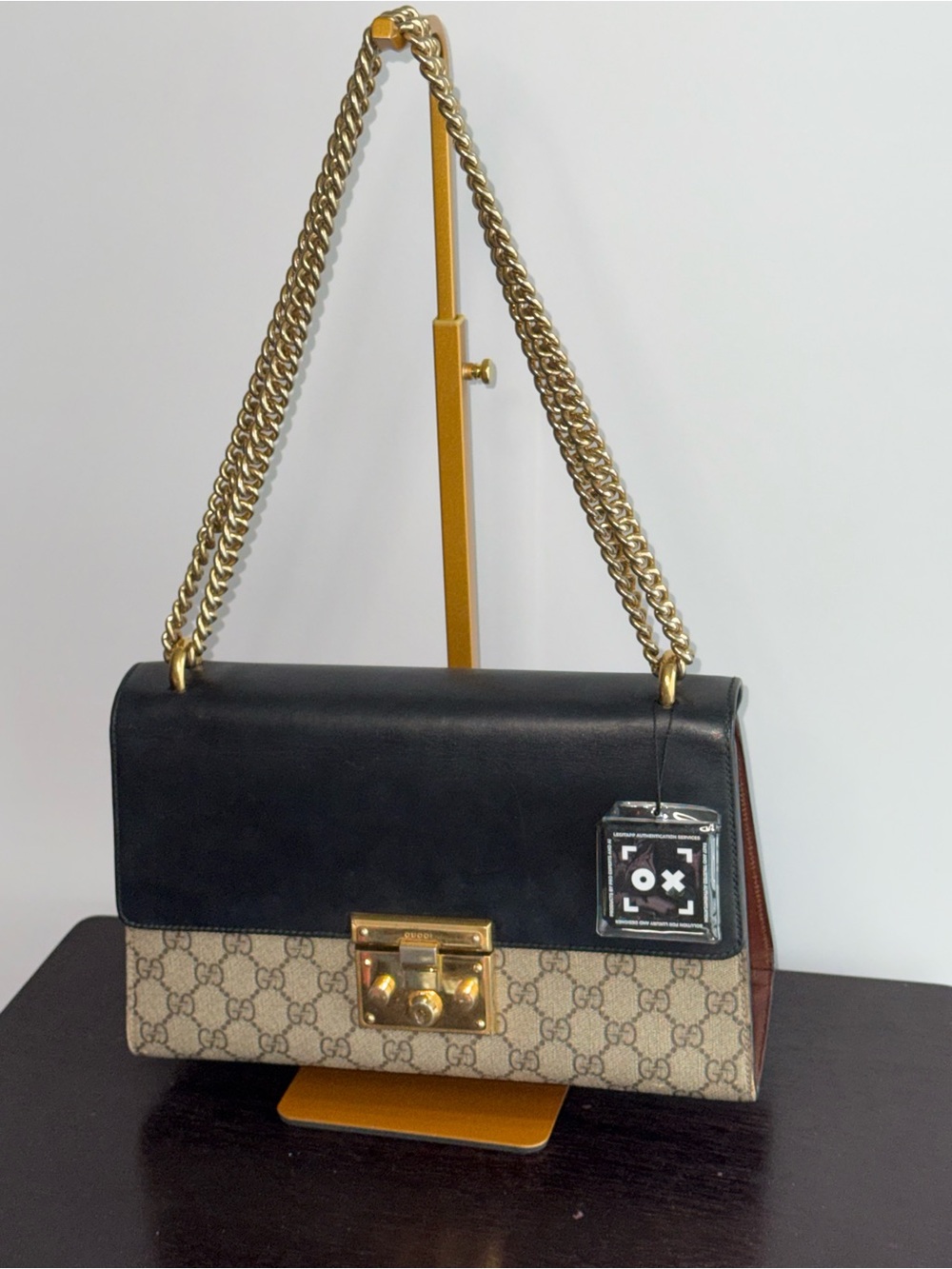 Gucci Padlock Medium GG Supreme Handbag Authentic